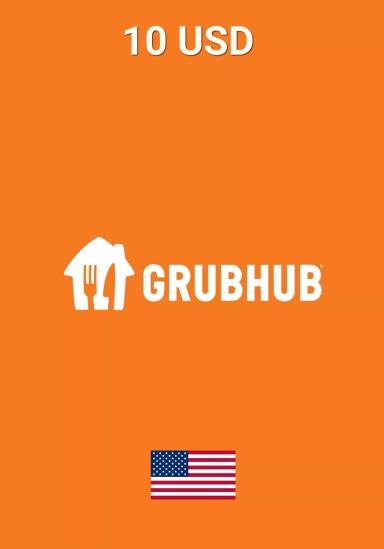 GrubHub 10 USD Gift Card cover image