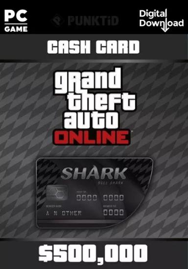 GTA V Online Cash Card: Bull Shark 500,000$ [PC] cover image