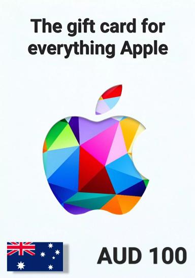 Apple iTunes Australia 100 AUD Gift Card cover image