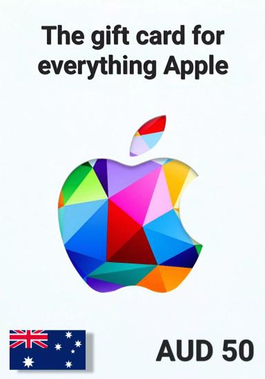 Apple iTunes Australia 50 AUD Gift Card cover image
