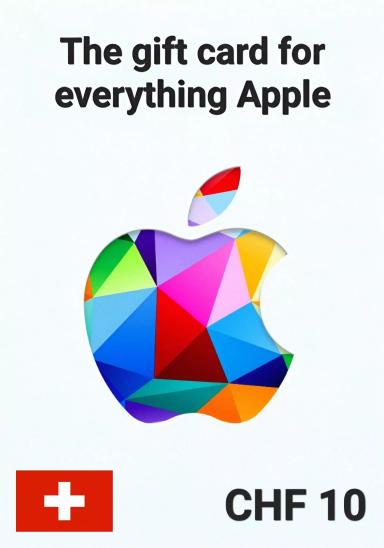 Apple iTunes Switzerland 10 CHF Gift Card cover image