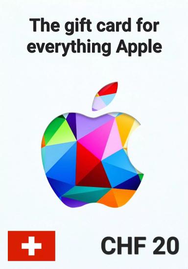 Apple iTunes Switzerland 20 CHF Gift Card cover image