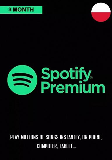 Spotify 3 Months PL Gift Card cover image
