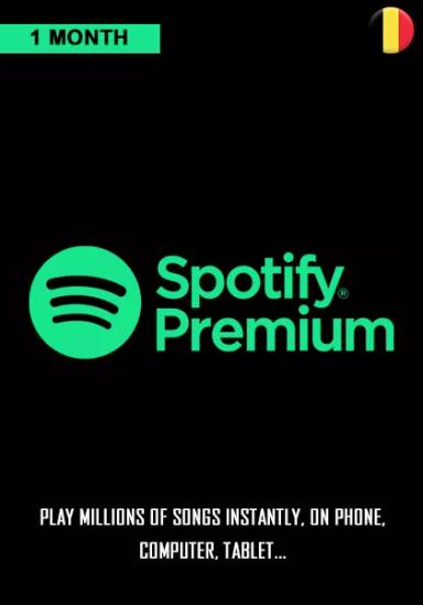 Belgia Spotify Premium 1 Kuu liikmeaeg cover image